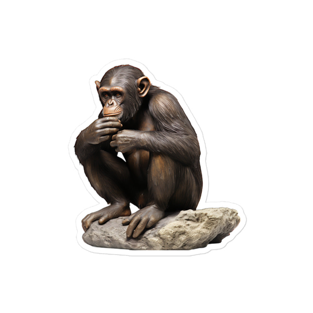 Chimpanzee Sticker - Stickerfy.ai