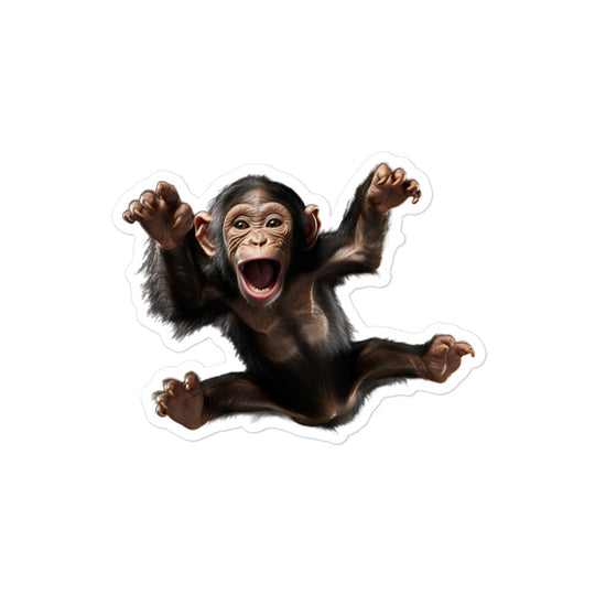 Chimpanzee Sticker - Stickerfy.ai