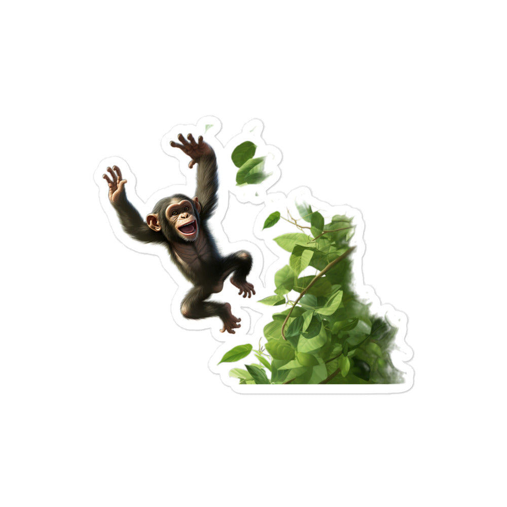 Chimpanzee Sticker - Stickerfy.ai