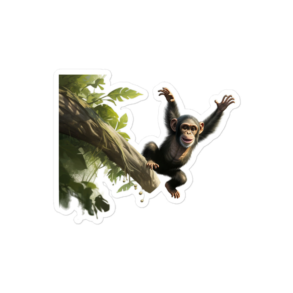 Chimpanzee Sticker - Stickerfy.ai