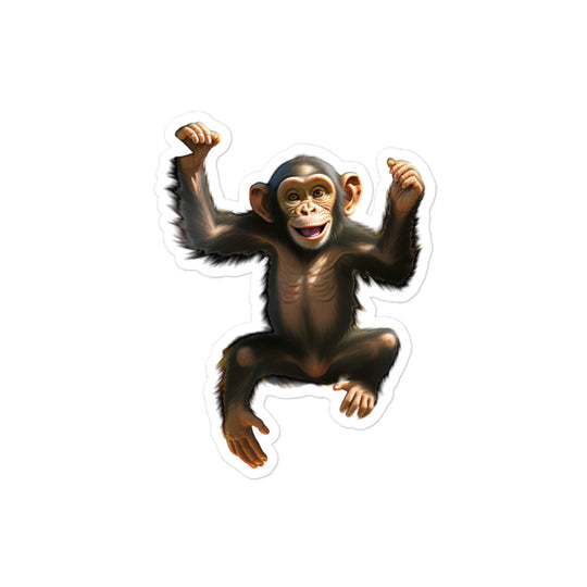 Chimpanzee Sticker - Stickerfy.ai