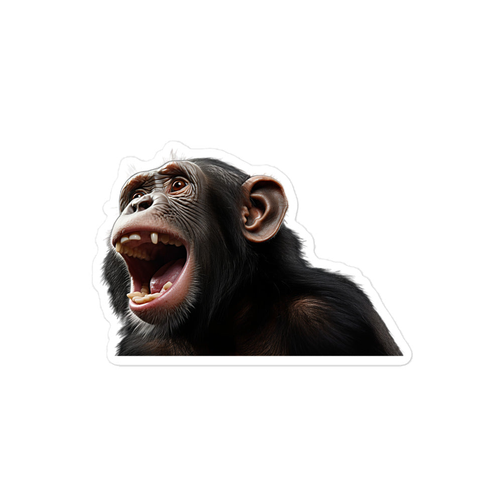 Chimpanzee Sticker - Stickerfy.ai