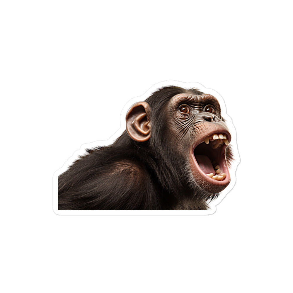 Chimpanzee Sticker - Stickerfy.ai