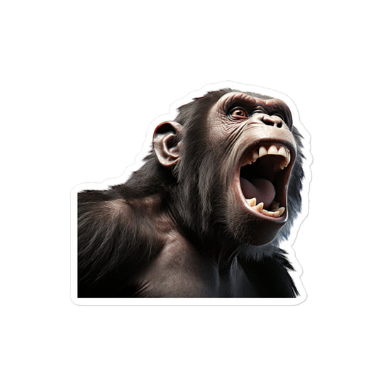 Chimpanzee Sticker - Stickerfy.ai