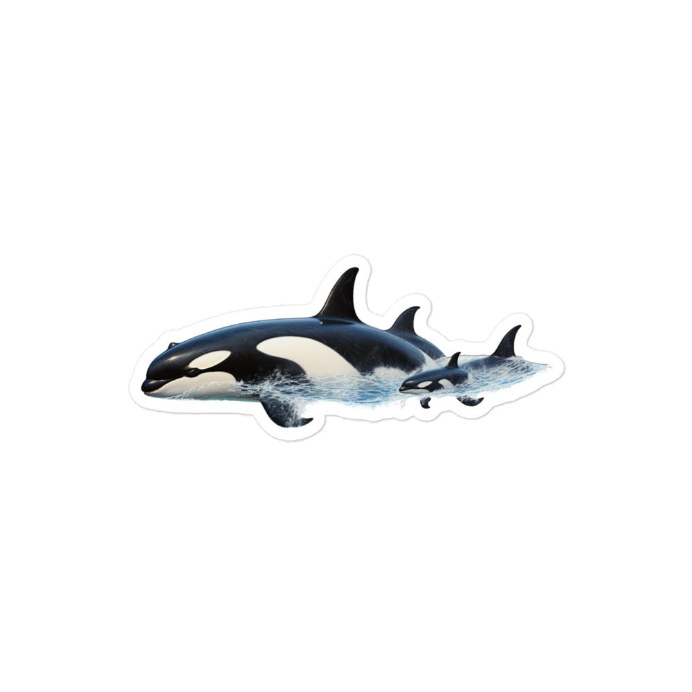 Orcas Sticker - Stickerfy.ai