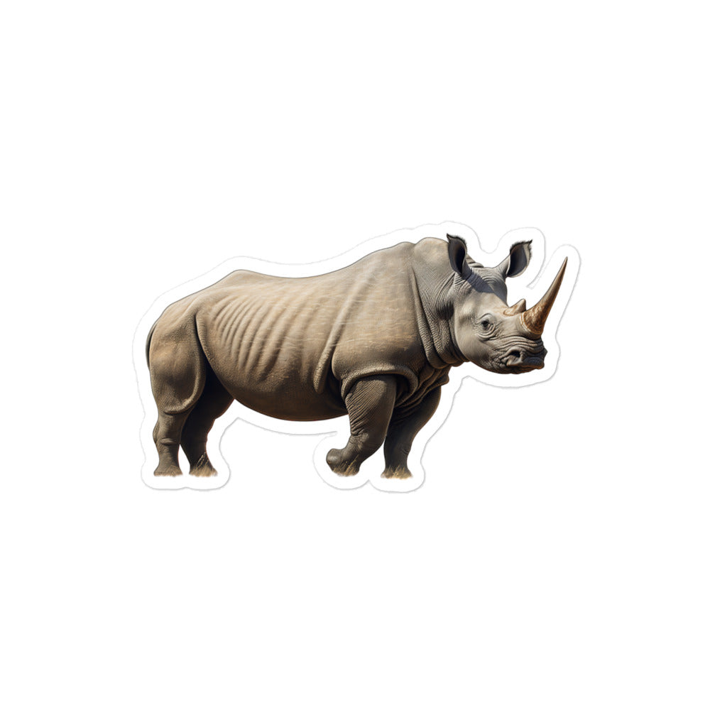 Black Rhinoceros Sticker