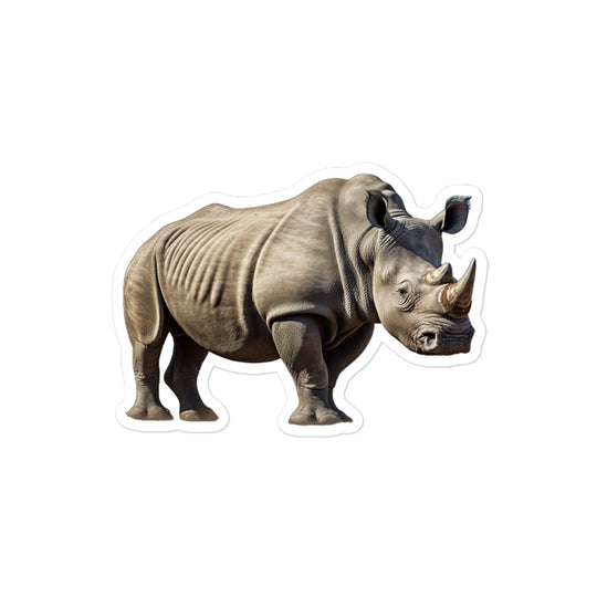 Black Rhinoceros Sticker