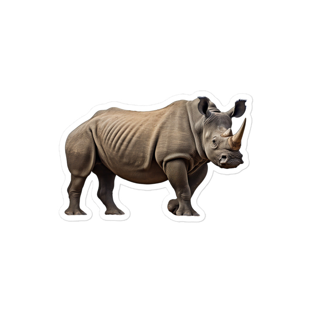 Black Rhinoceros Sticker