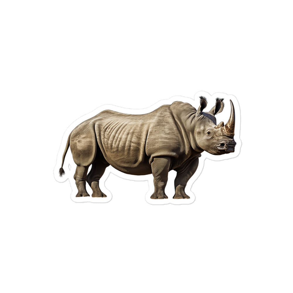 Black Rhinoceros Sticker