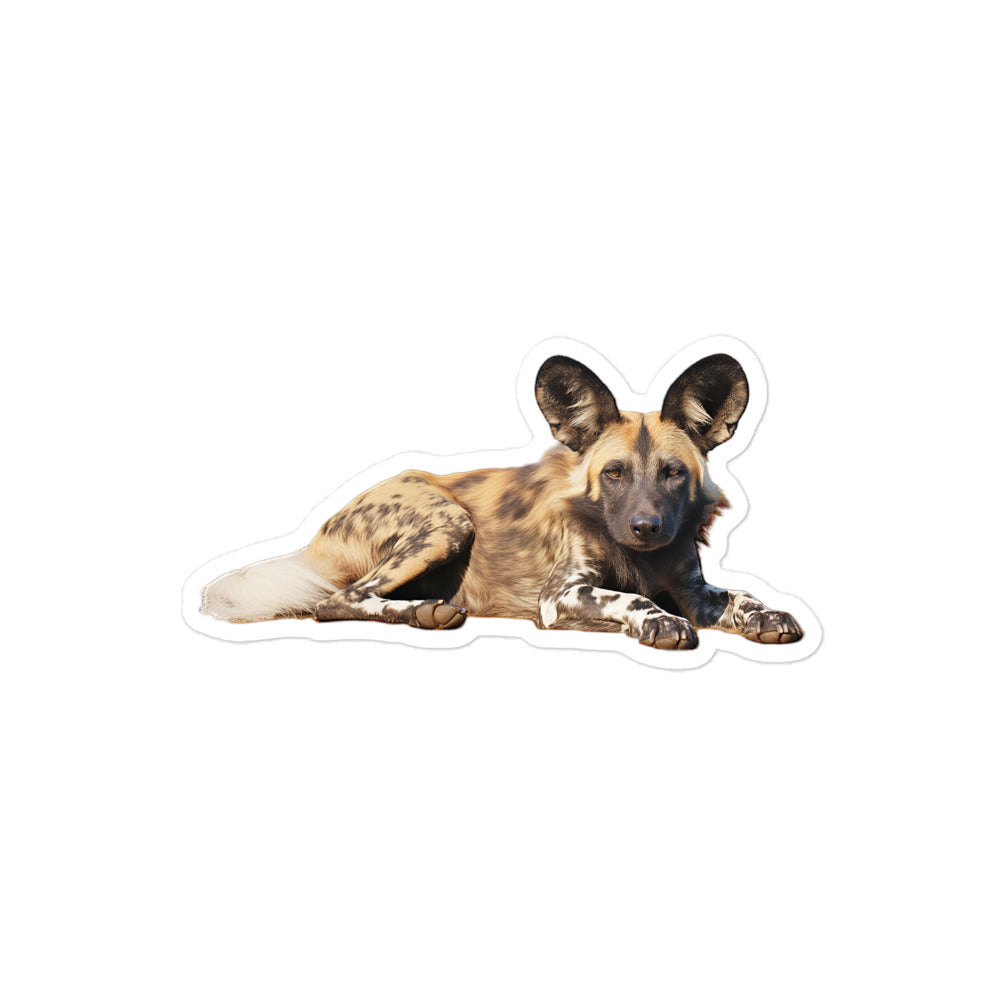 African Wild Dog Sticker