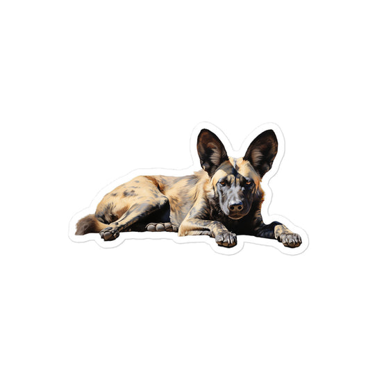 African Wild Dog Sticker