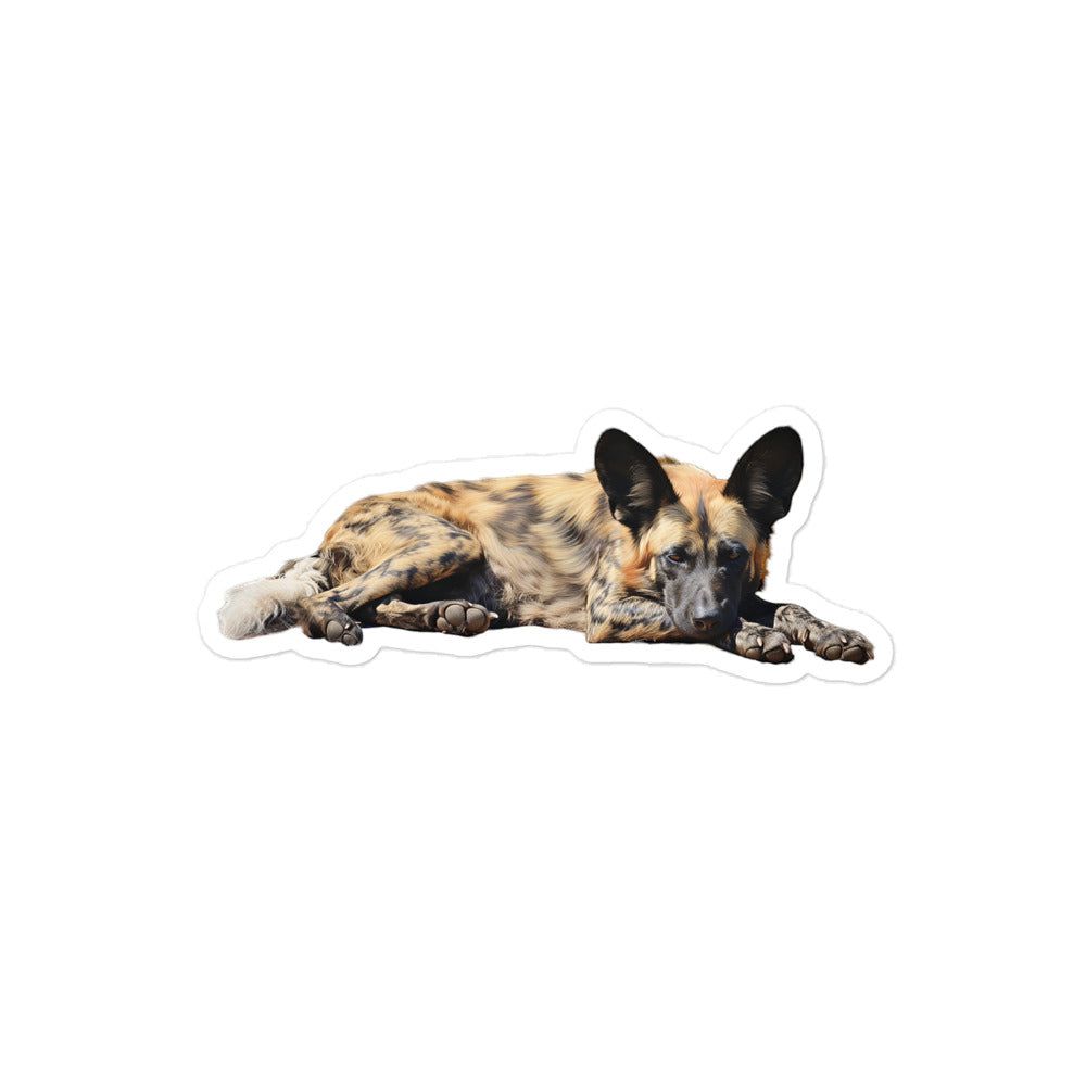 African Wild Dog Sticker