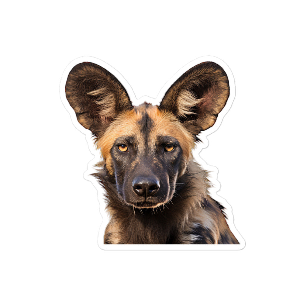 African Wild Dog Sticker