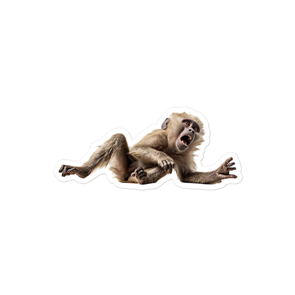 Baboon Sticker