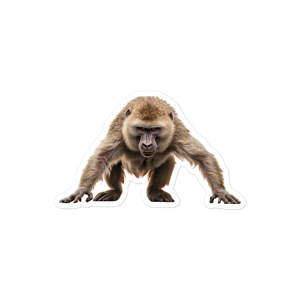 Baboon Sticker