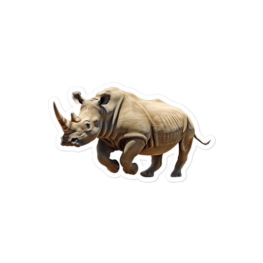 White Rhinoceros Sticker