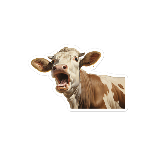 Cow Sticker