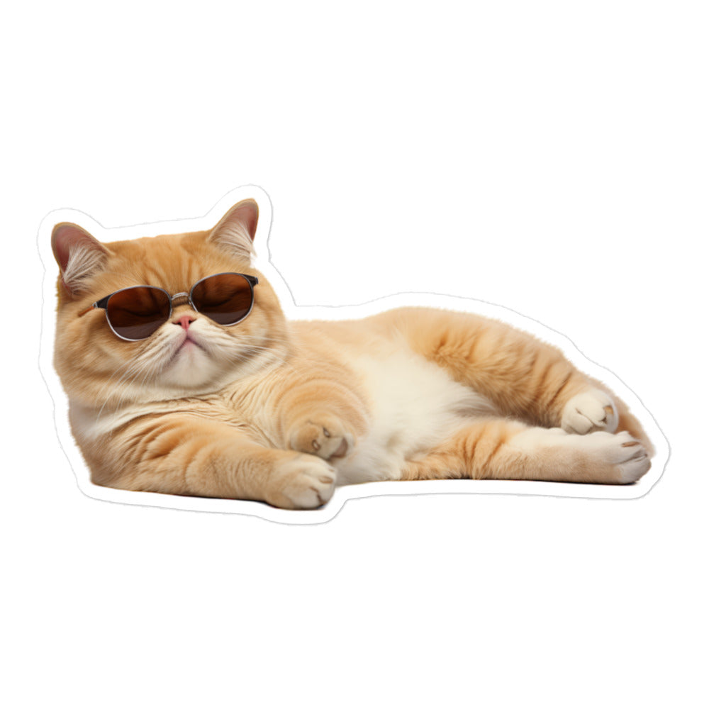 Exotic Shorthair Sticker - Stickerfy.ai