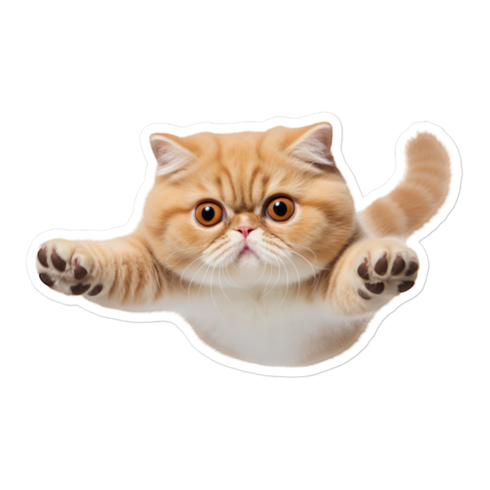 Exotic Shorthair Sticker - Stickerfy.ai