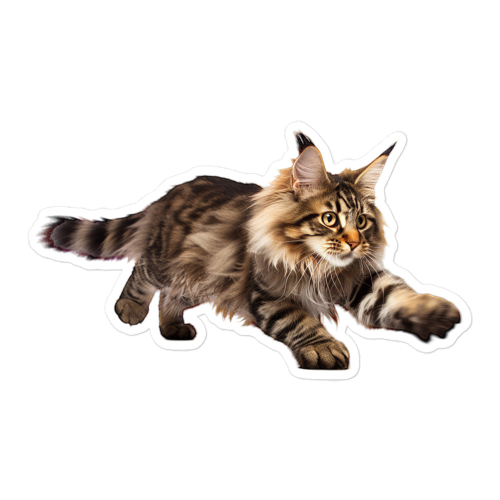 Maine Coon Sticker - Stickerfy.ai