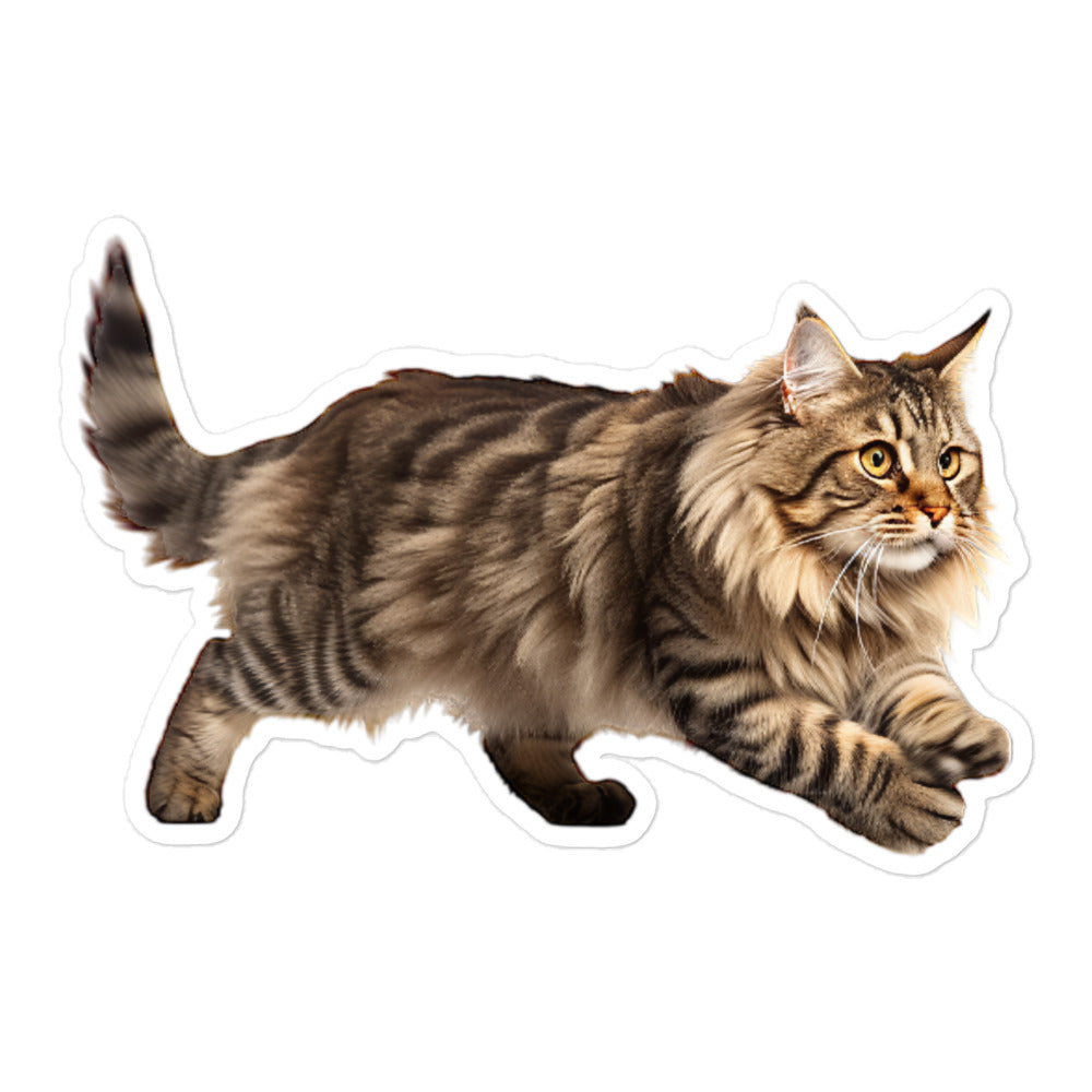Maine Coon Sticker - Stickerfy.ai