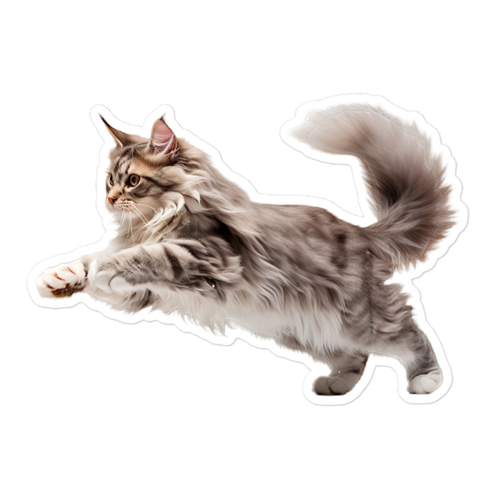 Maine Coon Sticker - Stickerfy.ai