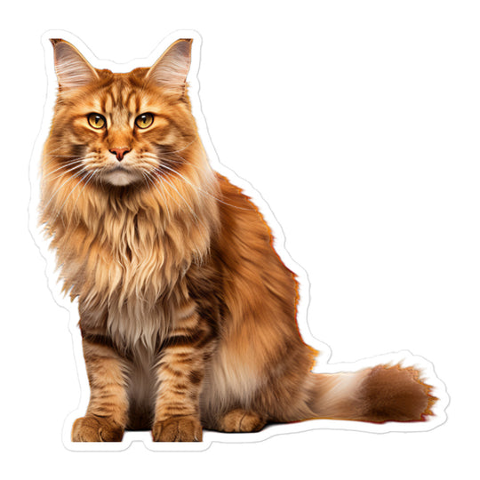 Maine Coon Sticker - Stickerfy.ai