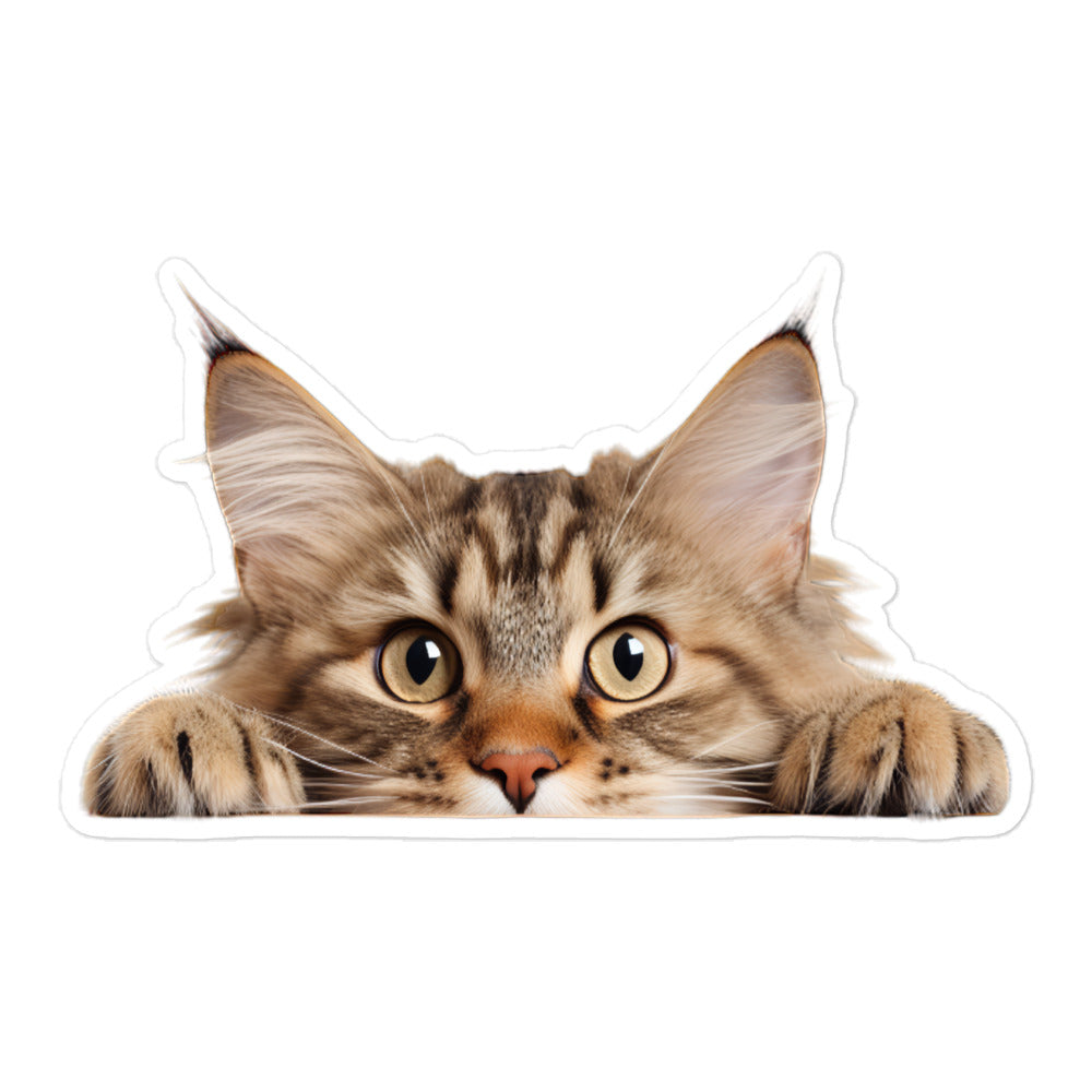 Maine Coon Sticker - Stickerfy.ai