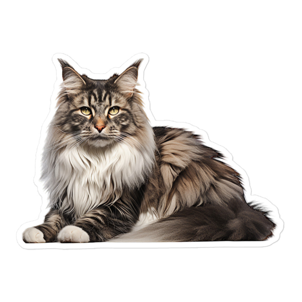 Norwegian Forest Sticker - Stickerfy.ai