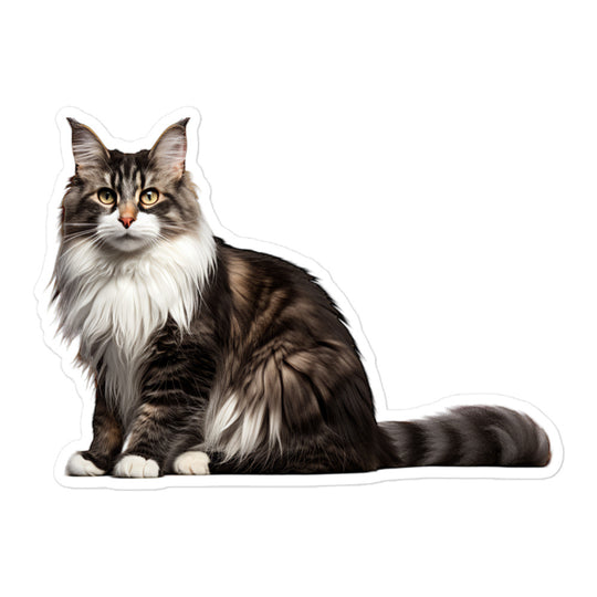 Norwegian Forest Sticker - Stickerfy.ai