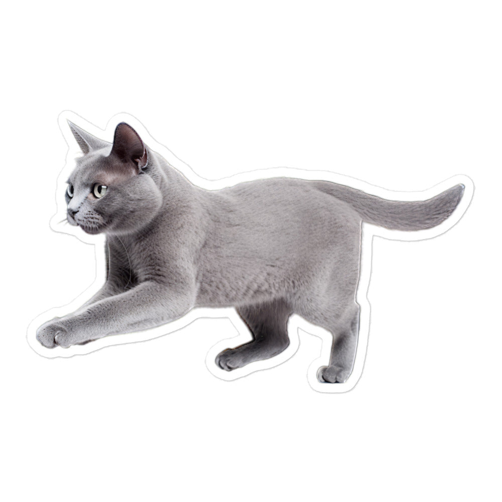 Russian Blue Sticker - Stickerfy.ai