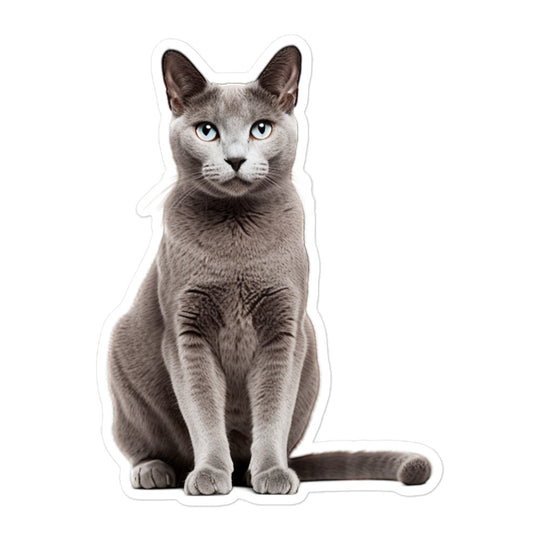 Russian Blue Sticker - Stickerfy.ai