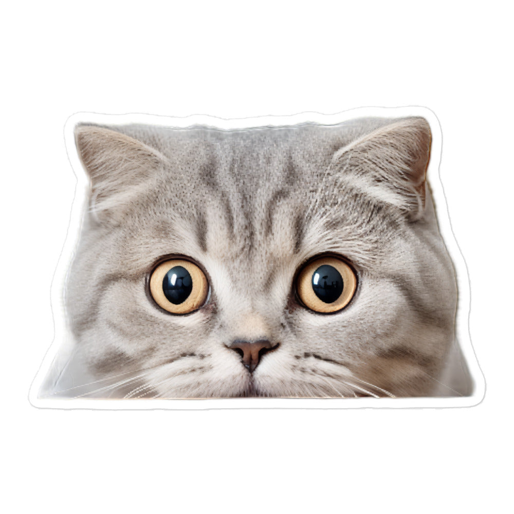 Scottish Fold Sticker - Stickerfy.ai