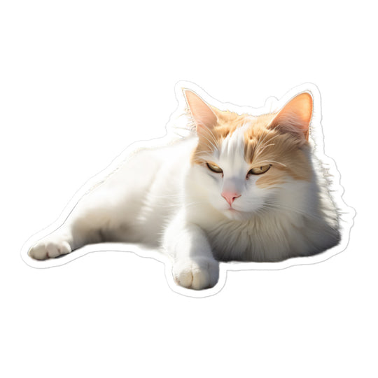 Turkish Van Sticker - Stickerfy.ai