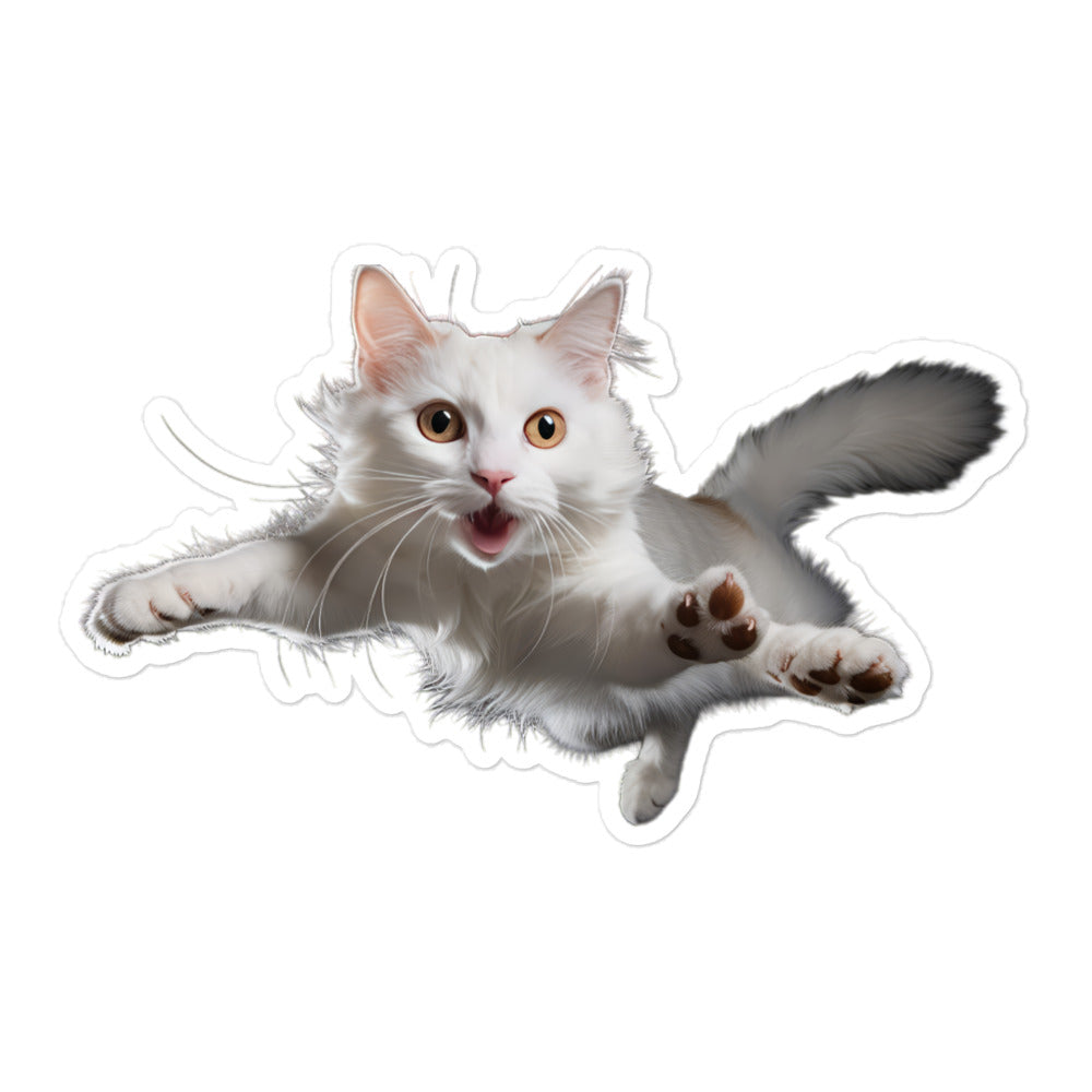 Turkish Van Sticker - Stickerfy.ai