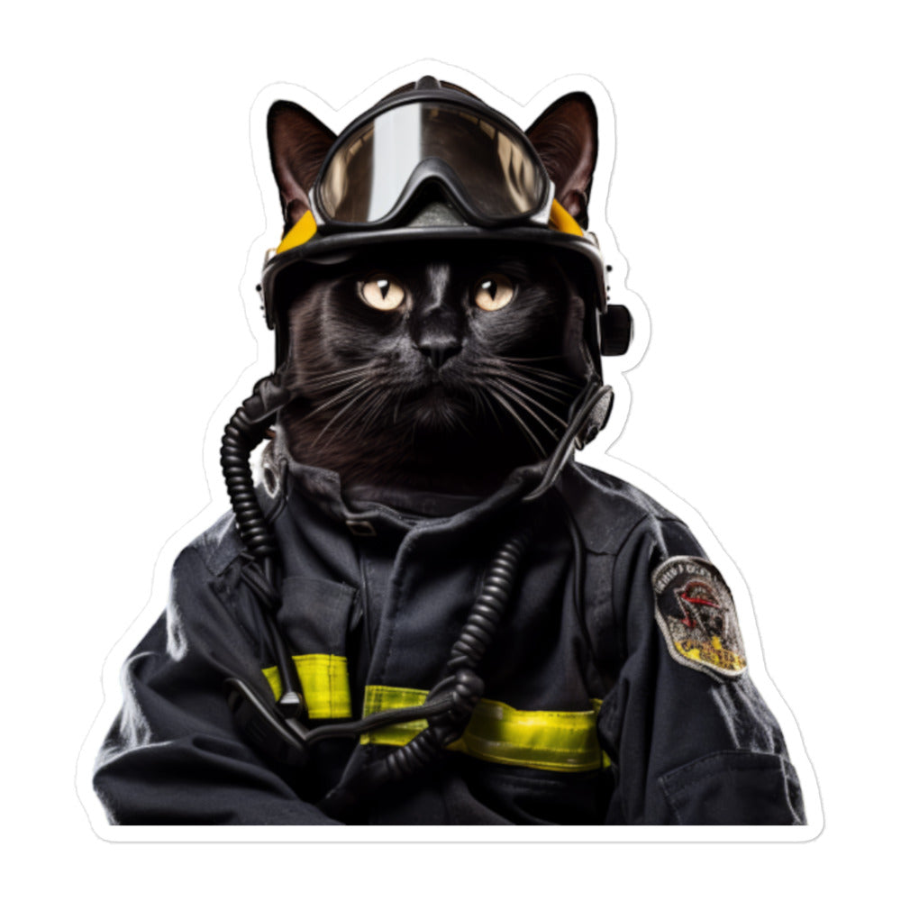 Bombay Firefighter Sticker - Stickerfy.ai