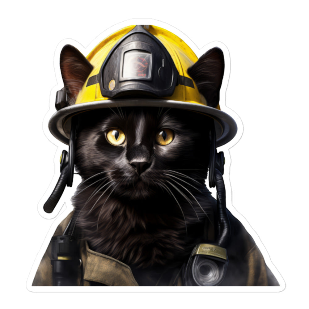 Bombay Firefighter Sticker - Stickerfy.ai