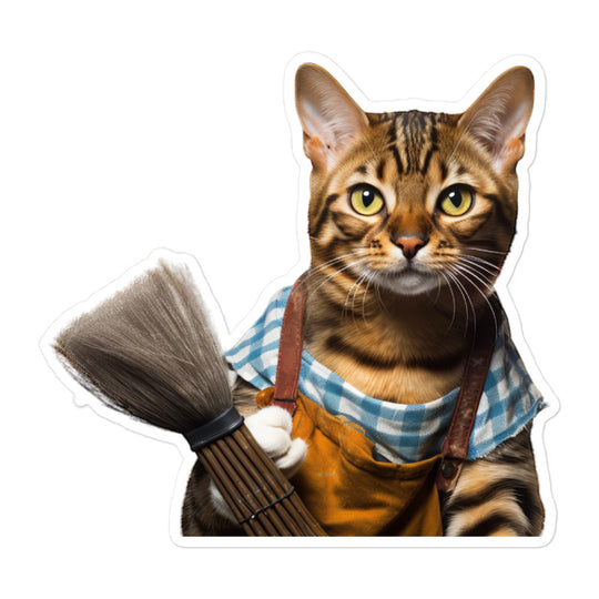 Bengal Janitor Sticker - Stickerfy.ai