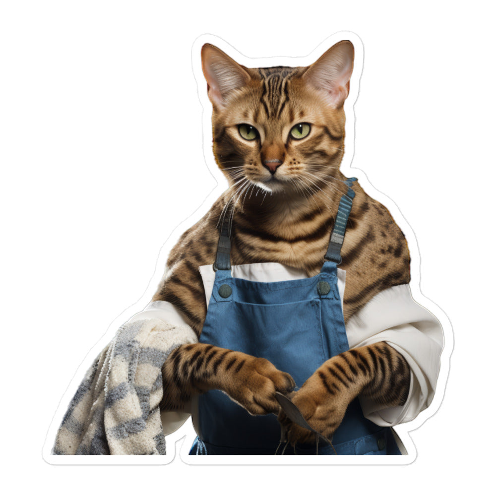 Bengal Janitor Sticker - Stickerfy.ai