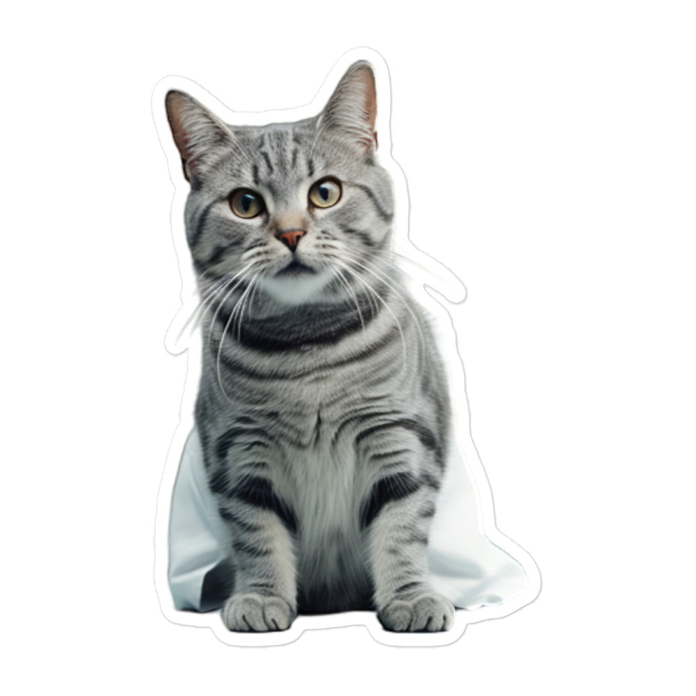 American Shorthair Pharmacist Sticker - Stickerfy.ai