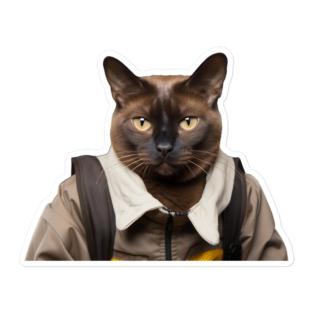 Burmese Transit Operator Sticker - Stickerfy.ai