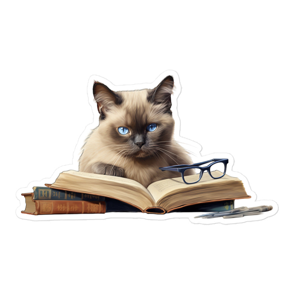 Burmese Student Sticker - Stickerfy.ai