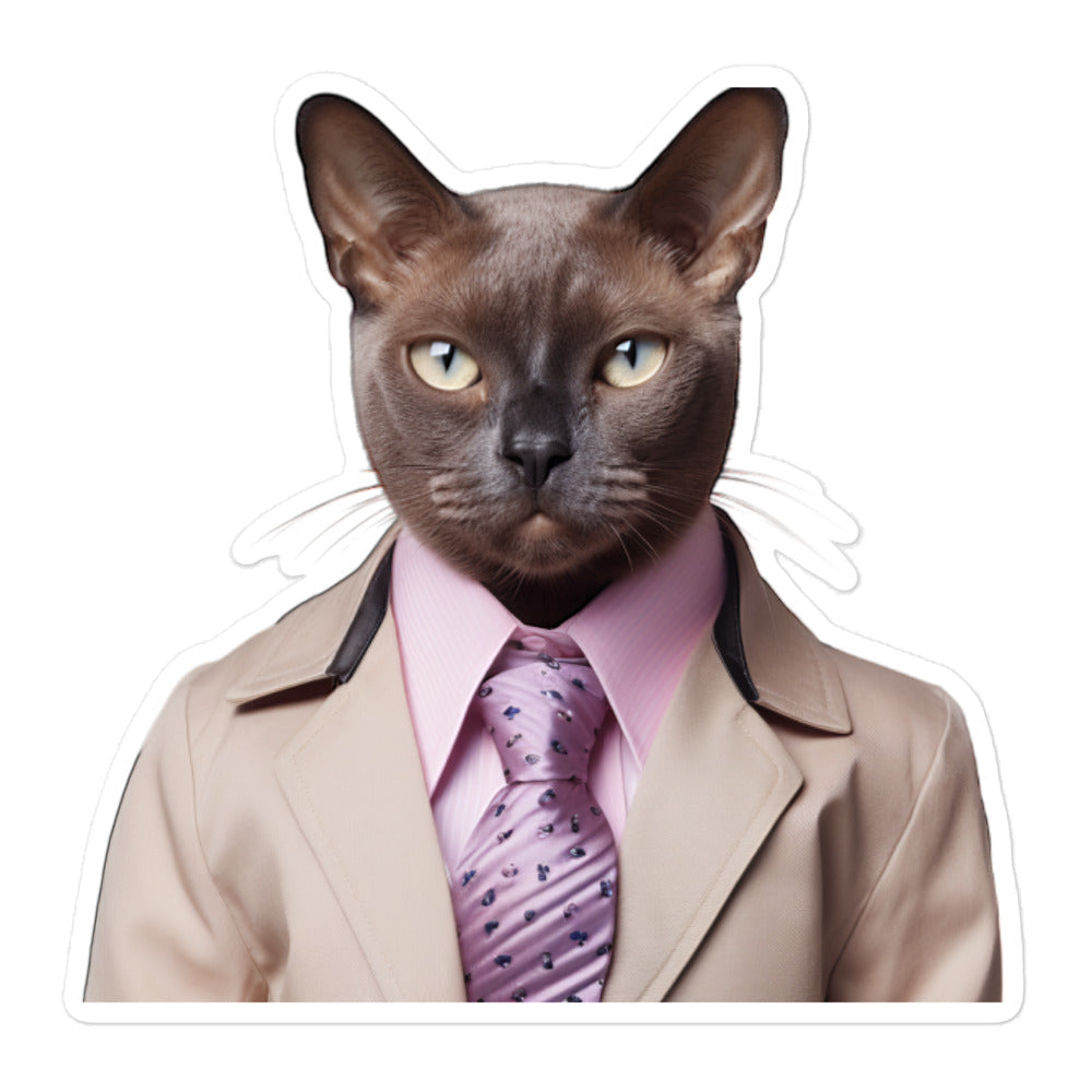 Burmese Sales Consultant Sticker - Stickerfy.ai