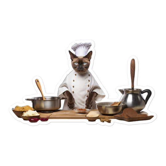 Burmese Chef Sticker - Stickerfy.ai