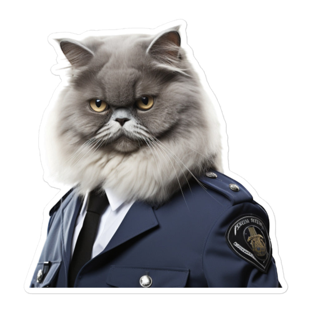 Persian Security Officer Sticker - Stickerfy.ai