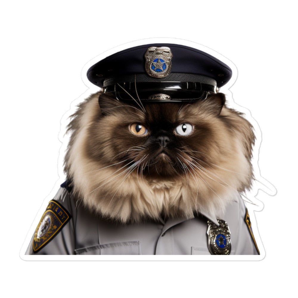 Himalayan Security Officer Sticker - Stickerfy.ai