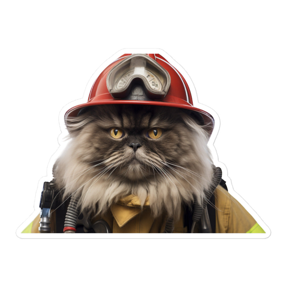 Himalayan Firefighter Sticker - Stickerfy.ai