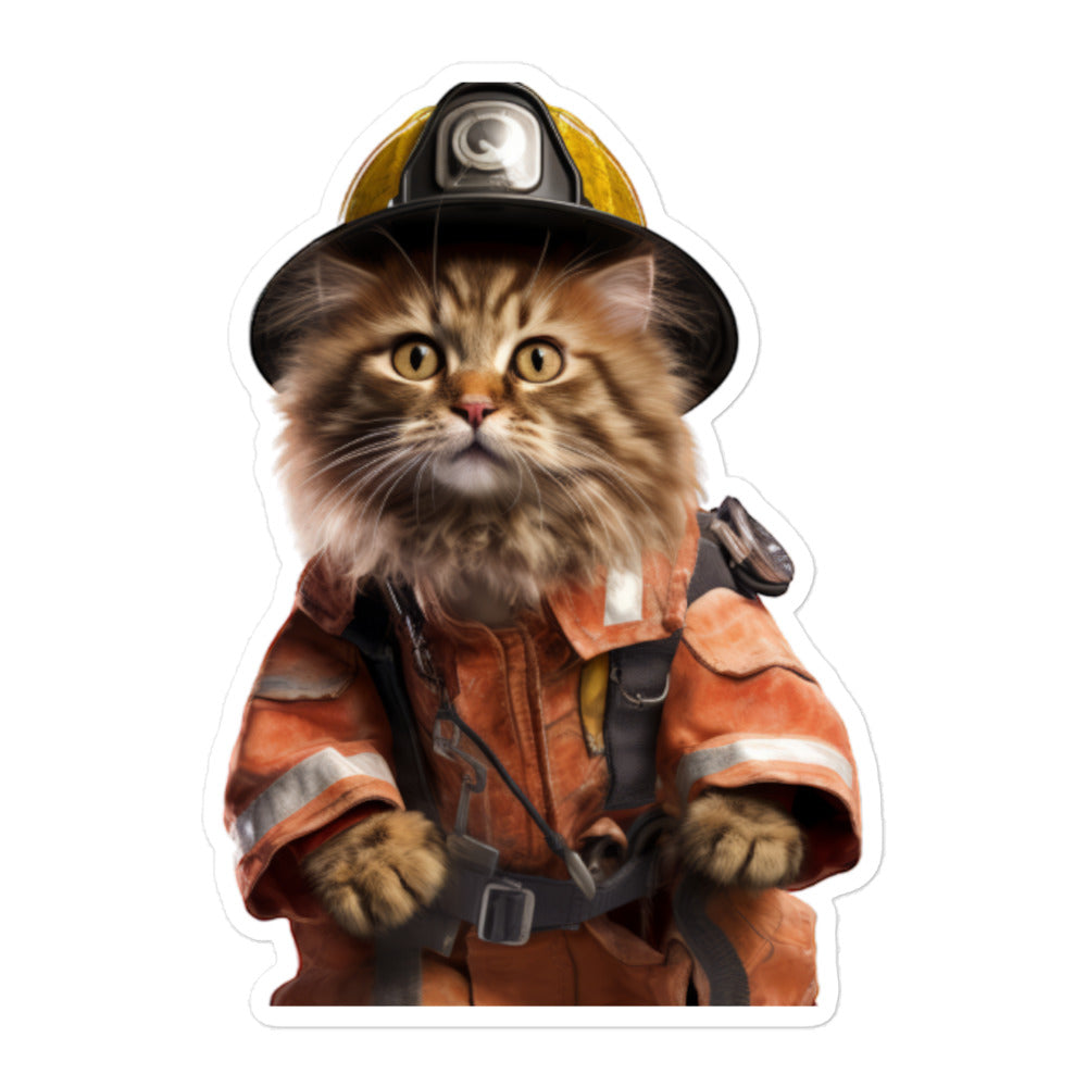 Somali Firefighter Sticker - Stickerfy.ai