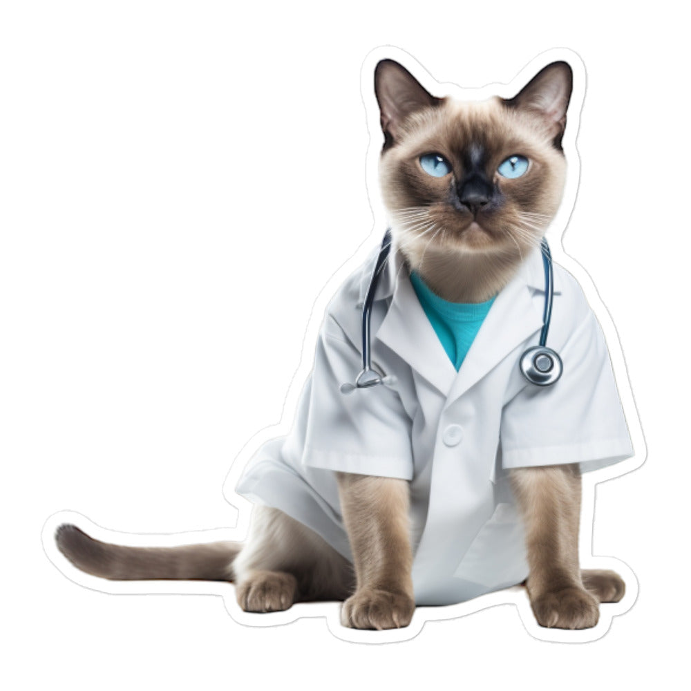 Tonkinese Doctor Sticker - Stickerfy.ai