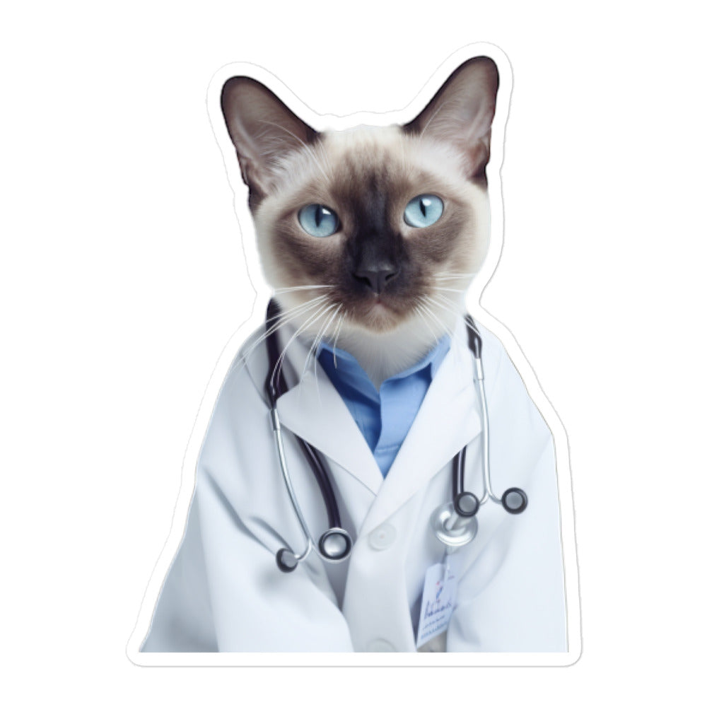 Tonkinese Doctor Sticker - Stickerfy.ai